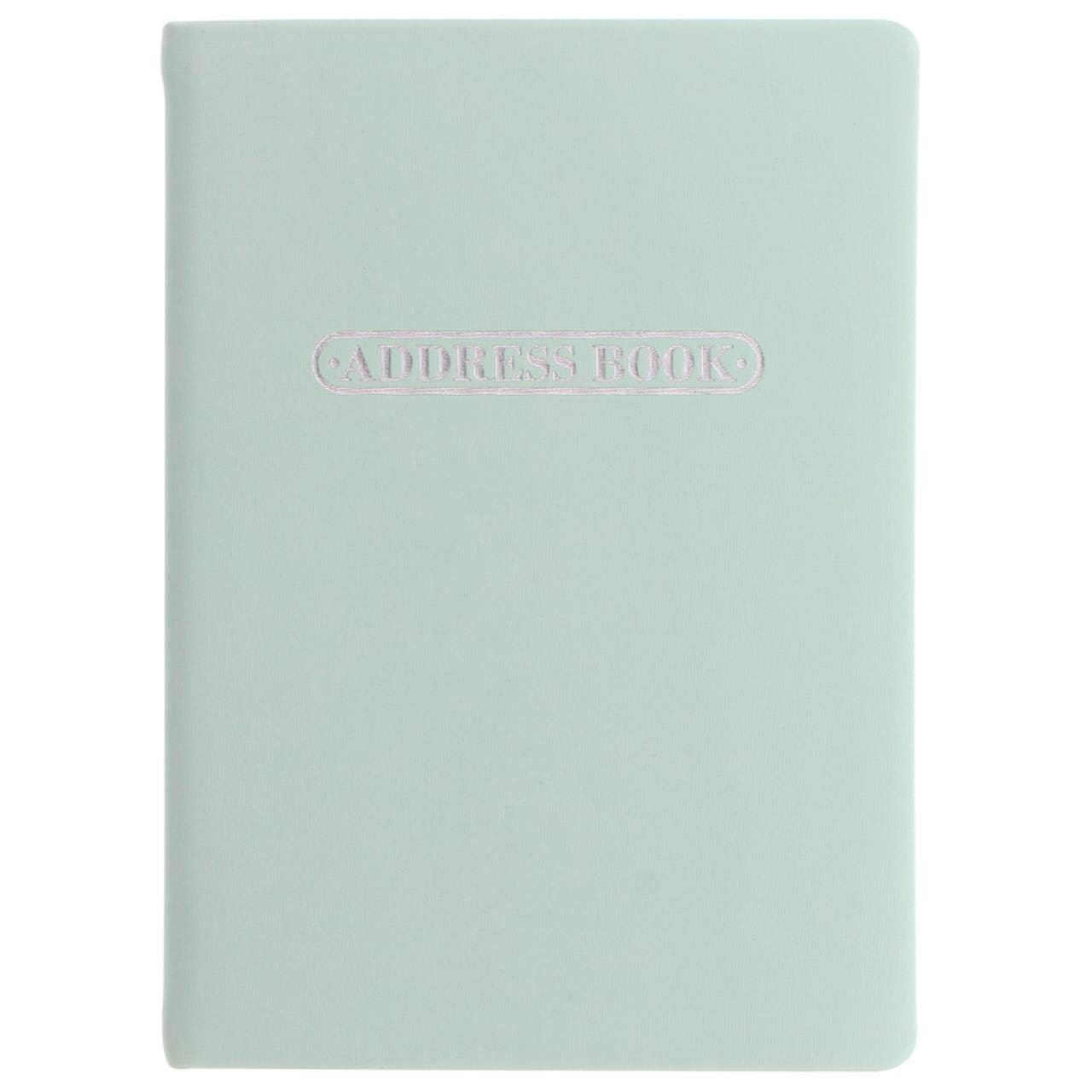 Letts Pastel A6 Address Book Duck Egg