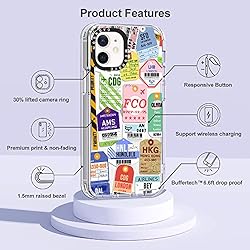 MOSNOVO for iPhone 12 Mini Case, [Buffertech 6.6 ft
