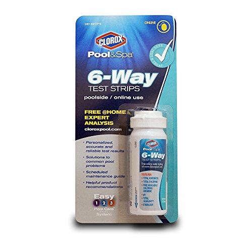 CLOROX Pool&Spa 6-Way Test Strips 70050CLX