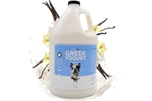 Bark2Basics Vanilla Greek Yogurt Dog Shampoo, 1 Gallon | Protein Pet Shampoo, All Natural Ingredients, Restores Moisture, Gently Repairs and Nourishes Coat, Cruelty-Free