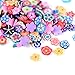2500pcs Nail Art Soft Ceramics 3D Pattern Slices Fimo Nail Slices Cellphone Decoration, Assorted Color, Assorted Patterns