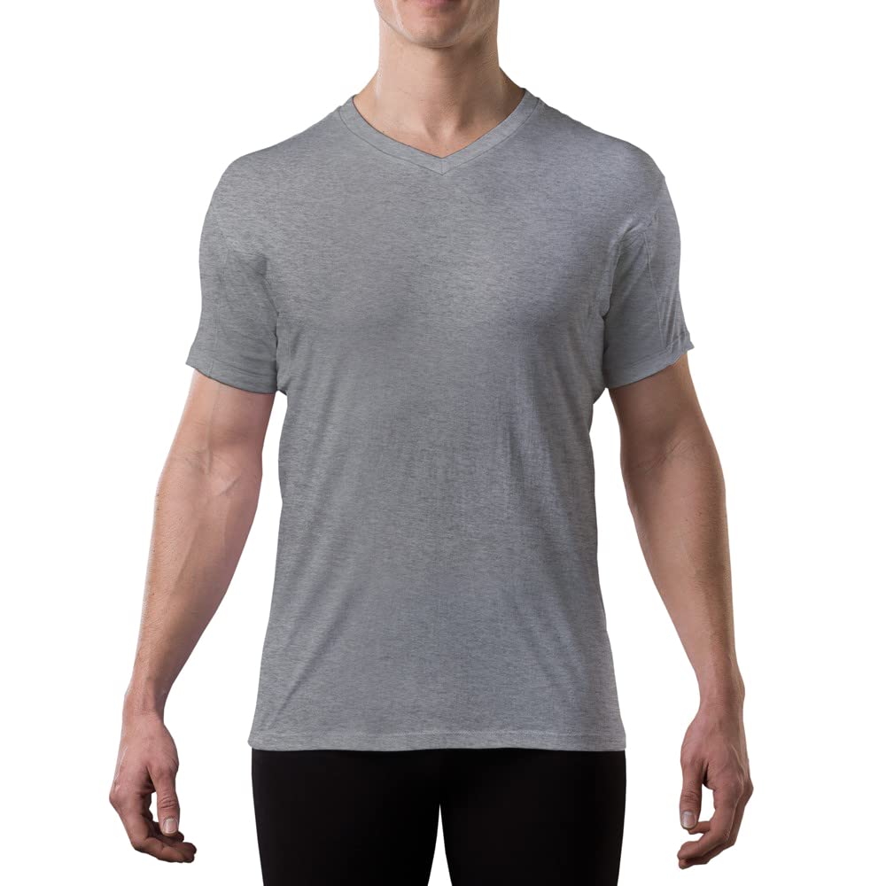 Men's Sweatproof Undershirt - Cotton V Neck T-Shirt