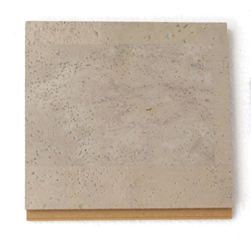 1 2 12mm Gray Leather Cork Flooring Samples 6 X6 Warmth