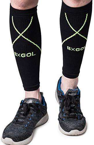 Calf Compression Sleeve- Leg Compression Socks for Shin Splint, &amp; Calf Pain Relief - Athletic Shin Guard Sleeves for Running, Cycling, Maternity, Travel, Nurses (1 Pair) (X-Large)