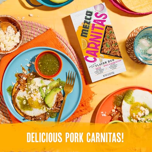 MEZCO CARNITAS FLAVOR DUO, SAUCE, SPICE AND HERB BLEND, MEAL PREP KIT, 6.11 OZ