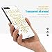 iPhone 8 Case Girls,iPhone 7 Case,Cute Women Christian Inspirational Motivational Bible Verses Quotes Can Do All Things Through Christ Who strengthens Me Soft Clear Side Case for iPhone 8/iPhone 7