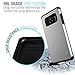 Samsung Galaxy S7 Edge Case: Stalion® Solid Series Super Rough Durable Protective Heavy Duty Armor Hard Case (Quick Silver)