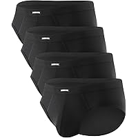UFM Men's Boxer Briefs With Adjustable Support Pouch – 6-Inch Inseam, Moisture Wicking, Black