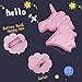 WHATOOK Unicorn Gifts Night Light Battery Operated LED Table Lamp Wall Night for Living Room,Bedroom,Home, Unicornio Party Supplies Christmas Gift for Kids Gift (Pink Unicorn)