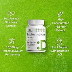 Bitter Melon with Berberine Supplement 15,000mg Per