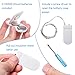 Pack of 6 LED Moon Lights 20 Micro Starry LEDs on Copper Extra Thin Silver Wire, 2 x CR2032 Batteries Required and Included, 7 Feet for DIY Wedding Centerpiece or Table Decorations(Multi)