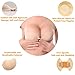 BILYCAT Strapless Bra,Adhesive Backless Reusable Silicone Sticky Invisible Push Up Bra (Black+Nude1, Cup A/B)