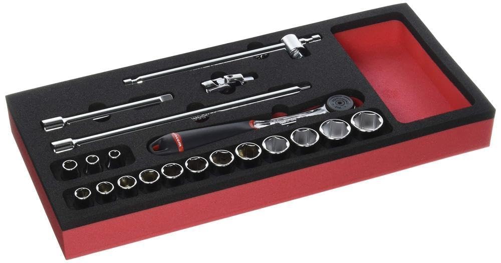 Facom MODM.J161-36 Foam Module, Black/Red