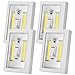 Closet Light, Battery Operated Light, Tap Light, Touch Light, Night Light, Utility, Wall Wireless Mount Under Cabinet, Shelf, Shed, Kitchen, Garage, Attic, RV, DIY(4-Pack)