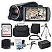 Canon VIXIA HF R800 Camcorder (Black) + SanDisk 64GB Memory Card + Digital Camera/Video Case + Extra Battery BP-727 + Quality Tripod + Card Reader + Tabletop Tripod/Handgrip - Deluxe Accessory Bundle