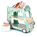 Mochiglory 3 Tier Cupcake Stand Ice Cream Street Van Cake Stand Holder for Theme Party Decoration