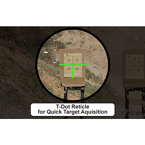 UTG 6" ITA Red/Green CQB T-dot Sight with Offset QD Mount - Image 3