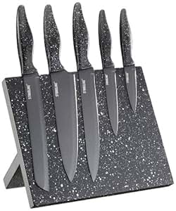 Stoneline Knife Block with Antibacterial Knife Set
