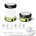 Bright Outdoors LED, USB Rechargeable and Collapsible Solar Lantern with 800 mAh Emergency Powerbank