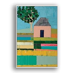 Framed Canvas Wall Art for Living Room, Bedroom Minimalist Abstract Canvas Prints for Modern Home Decoration Ready to Hang - 16"x24" inches