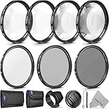 58mm Altura Photo Professional UV CPL ND4 Lens Filter and Close-Up Macro Accessory Kit for Lenses with a 58mm Filter Size