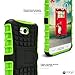 LG Optimus L70 Case, LG Optimus Exceed 2 Case, MagicMobile® Ultra Protective Shockproof Defender Cute Case for LG L70 Dual Hybrid Layer Rugged TPU Case for LG Optimus Real with Kickstand - Green