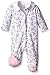 Little Me Baby Clothes & Outfits - Girls One Piece Hat & Footed Sleeper Pajamas - 3 Months, Bird Toile