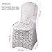 AerWo Bronzing Chair Cover Elastic Spandex Coverings Gold Printing Flower Chairs Cloth for Party Wedding Banquet Universal