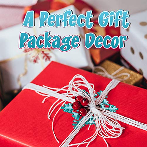 Catcrafter Christmas Silicone Snowflake Resin Molds-Ornament Molds with Glitters Snowflakes Casting Jewelry Making Kit Accessories for Necklace Earring Keychain DIY for Home Decoration Weddings Party