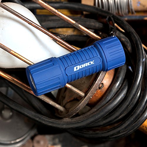 Dorcy Weather Resistant LED Flashlight with Lanyard, 4-Pack, Assorted Colors (41-4241)