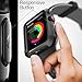 Mkeke Compatible with Apple Watch Case 42mm, Cover for iWatch Case 42mm Bumper Screen Protection Shock Absorption-Black