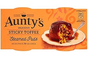 AUNTY'S Auntys Sticky Toffee Puddings 2 X 95G