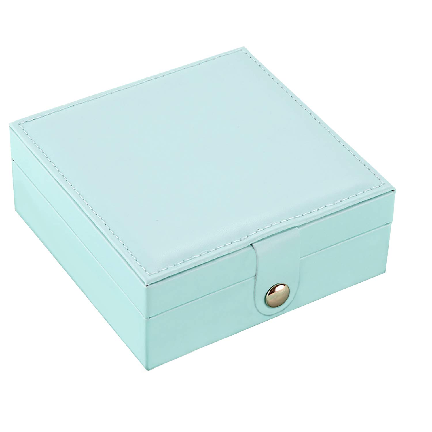 CaKoo Jewellery Box, Sturdy and Lightweight Travel Jewellery Box for Necklace, Earrings, Rings, Bracelet. (Green)