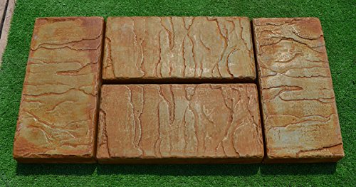 Sold set 6 PIECE DESIGN CONCRETE MOLDS for PAVING BRICK SLAB patio garden path MOULD#S23