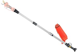 T TOVIA 75 Inch Extension Pole for Cordless Electric Pruning Shears Sturdy and Lightweight Aluminum Alloy Telescopic Rod, Safe and Convenient (190cm)
