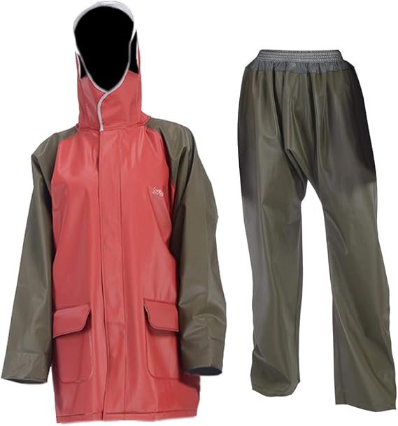 Amazon.com: GontMear Deluxe Rain Suit for Men Women Heavy Duty Workwear Waterproof Jacket and 
