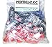 Bulk Earbuds 25 Pack Multi Colored for Classroom, 8 Assorted Colors, Silicone Tips, Individually Bagged, Universal Compatibility, Perfect for Resale, Churches, Camps, Schools, Gyms, Hotels, Museums