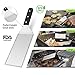 Leonyo Griddle Spatula Set of 7, Stainless Steel Metal Spatulas Scraper for Flat Top Cast Iron Teppanyaki Grill BBQ, Pancake Flipper Hamburger Turners Utensil, Dishwasher Safe