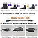 iiwey Dash Cam Hardwire Kit with Mini/Micro Port, 13ft Dashboard Camera Car Charger Cable Kit 12V- 24V to 5V, Power Adapter with LP/Mini/ATO/Micro2 Fuse for Dash Cam, GPS Navigator, Radar Detector