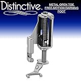 Distinctive Metal Open Toe Free-Motion Darning Sewing Machine Presser Foot - Made in Japan - Fits All Low Shank Singer, Brother, Babylock, Euro-Pro, Janome, Kenmore, Juki, New Home, Elna and More!