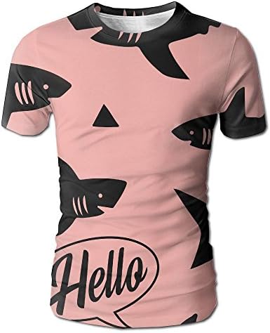 MIPU SHANGMAO Brilliant Shark Men's Baseball Sports Duplex Printing Tshirts 3D Printing Short Sleeves Tee