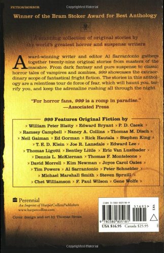 999 Twenty Nine Original Tales Of Horror And Suspense Al Sarrantonio Amazon Com Books
