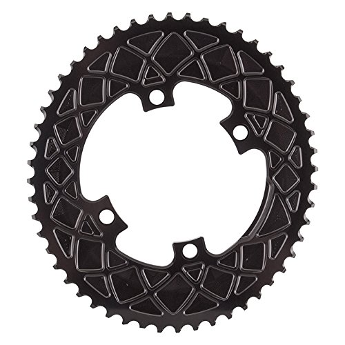 Absolute Black Chainring Absoluteblack Oval 110Mm 52T 4B 2X Black - ROV52/4BK