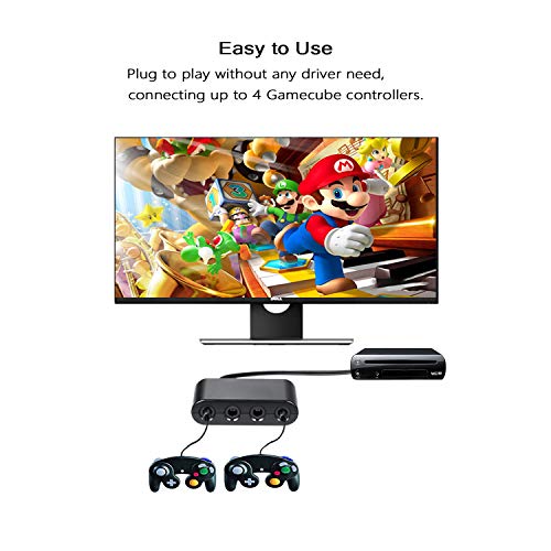 image for HOCOMO GameCube Controller Adapter for Super Smash Bros GameCube Adapt