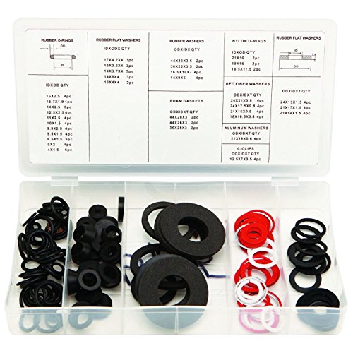 125 Piece Tap Reseater Washer Assortment by Storehouse - Thumbnail 2