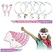 Unicorn Party Supplies Birthday Party Favors 67pcs Unicorn Theme Sets Includes Unicorn Masks Hairpins Necklaces Keychains Bracelets Rings - Novelty Decoration Toys Rainbow Prize Gifts for Kids Girl