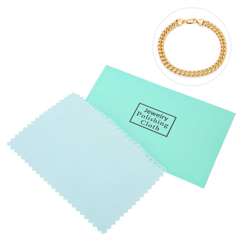 25PCS Silver Polishing Cloth Cleaner Jewellery Cleaning Cloth Anti-Tarnish Tool for jewelry Gold Platinum and Sterling Silver copper