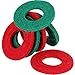 Pangda 6 Pieces Battery Terminal Anti Corrosion Washers Fiber battery post shims Battery Terminal Protector battery corrosion cleaner (3 Red and 3 Green)
