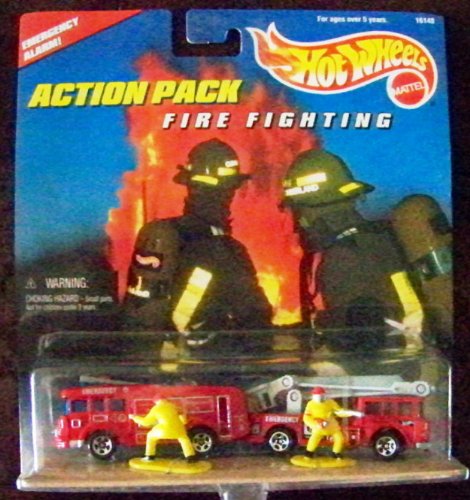 Hot Wheels Fire Fighting Action Pack -- 1996