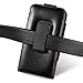 Black Texture Vertical Hip Belt Clip Holster Case Pouch Bag Compatible for Samsung Galaxy Note 9 8 / S9+ S8+ / S8 Active / A6+ A7 A8+ J7 J8 / Apple iPhone 8 7 Plus